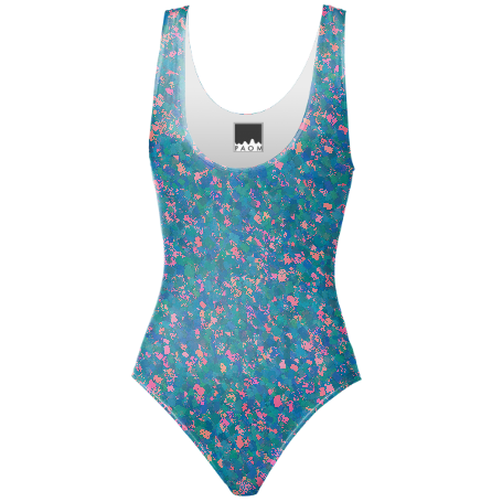 Painter - Blue One Piece Swimsuit