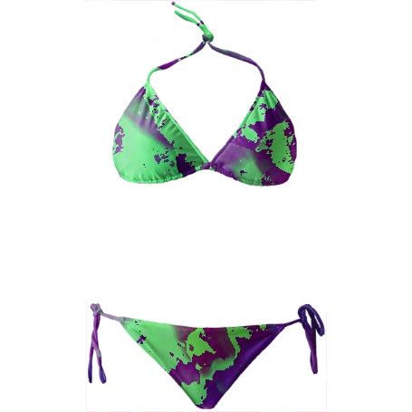 Deep Purple Paint Bikini