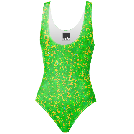 Painter - Green One Piece Swimsuit