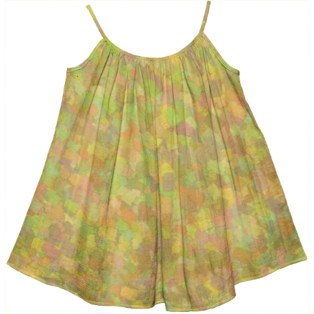 Yellow Paint Kids' Tent Dress