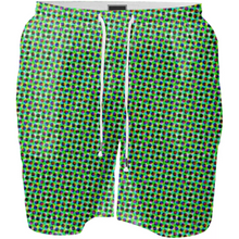 Green Dots Swim Shorts